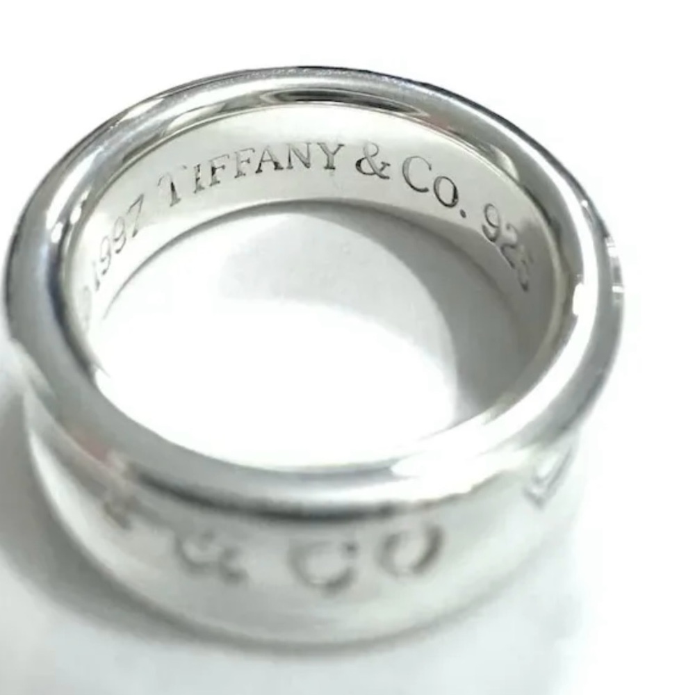 Tiffany & Co. Stirling Silver Ring Vintage 1837/1997